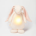 Moonie Powder Pink Sound & Light Rabbit - Little Whispers