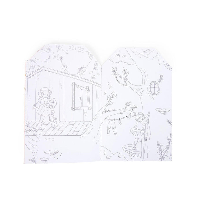 Colouring Book + 145 Stickers: Parisiennes NEW ARRIVAL - Ruby & Grace