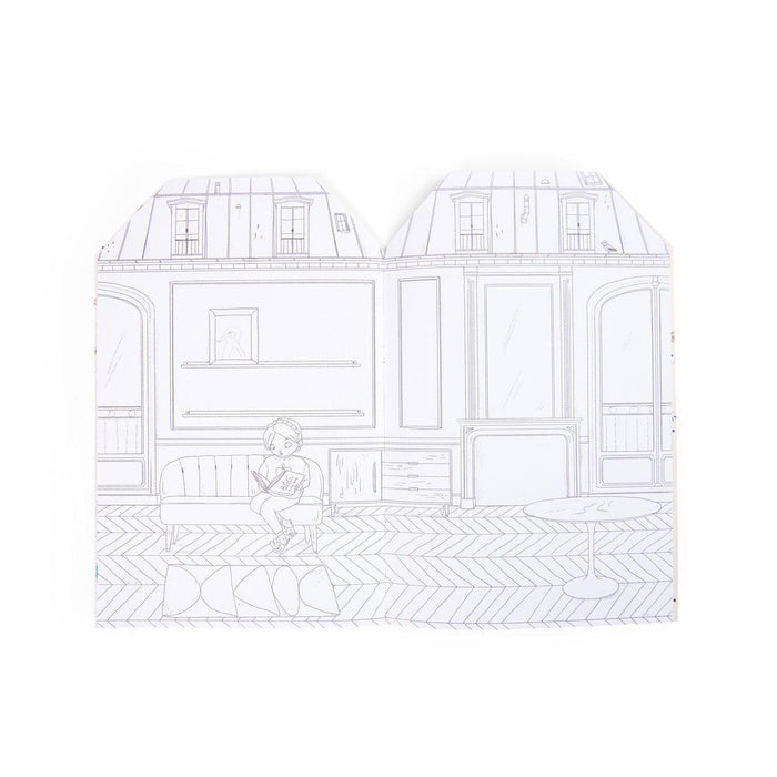 Colouring Book + 145 Stickers: Parisiennes NEW ARRIVAL - Ruby & Grace