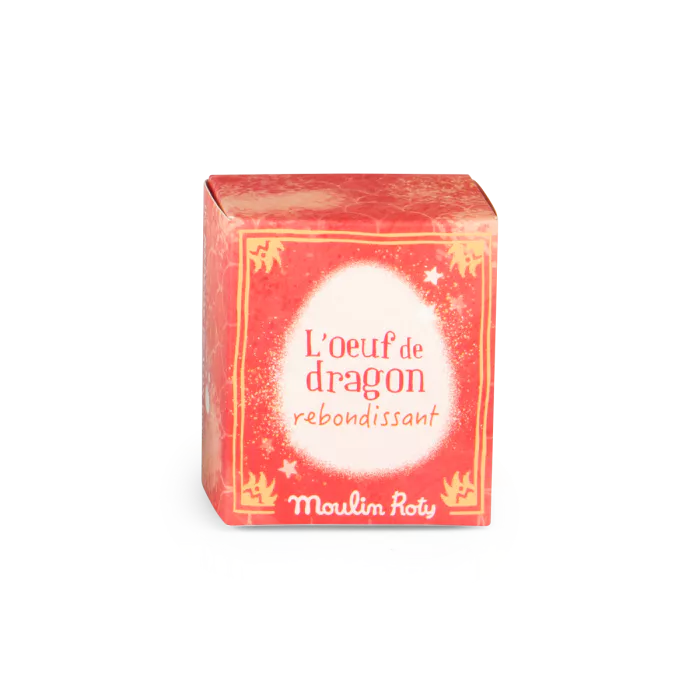 Moulin Roty Dragon Egg Bouncy Ball Rose– (Little Wonders Collection) NEW ARRIVALS🐉✨
