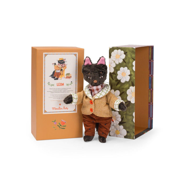 Moulin Roty Les Minouchkas, Leon The Cat: BACK IN STOCK
