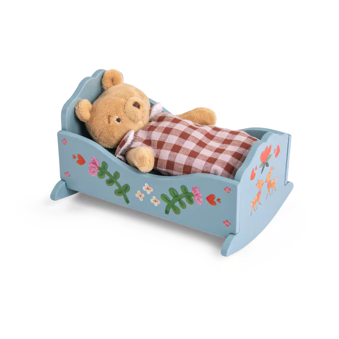 Moulin Roty Les Minouchkas, Wooden Cradle: BACK IN STOCK