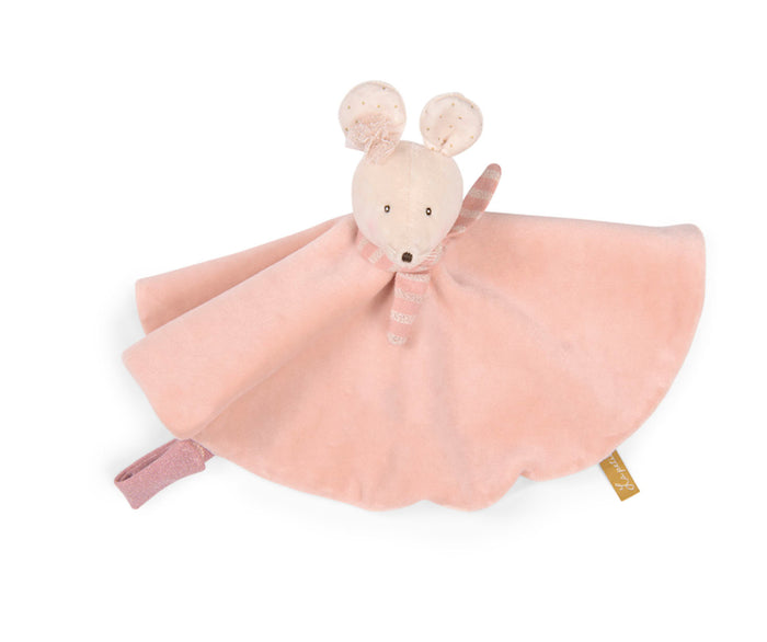 Moulin Roty Pink Mouse Comforter