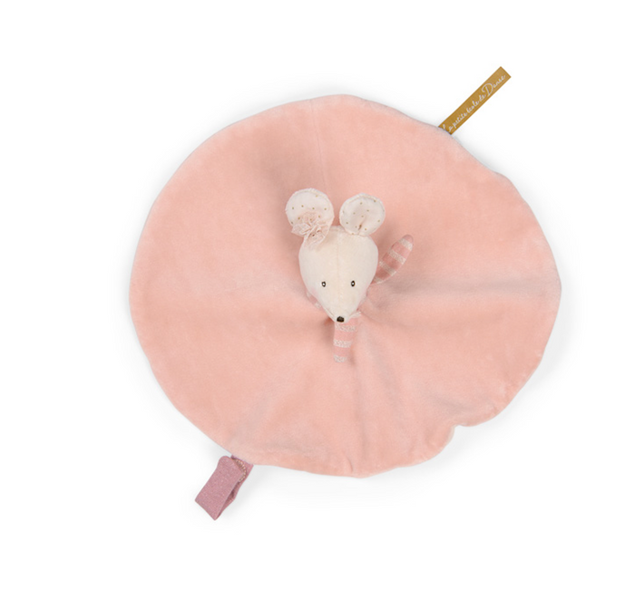 Moulin Roty Pink Mouse Comforter