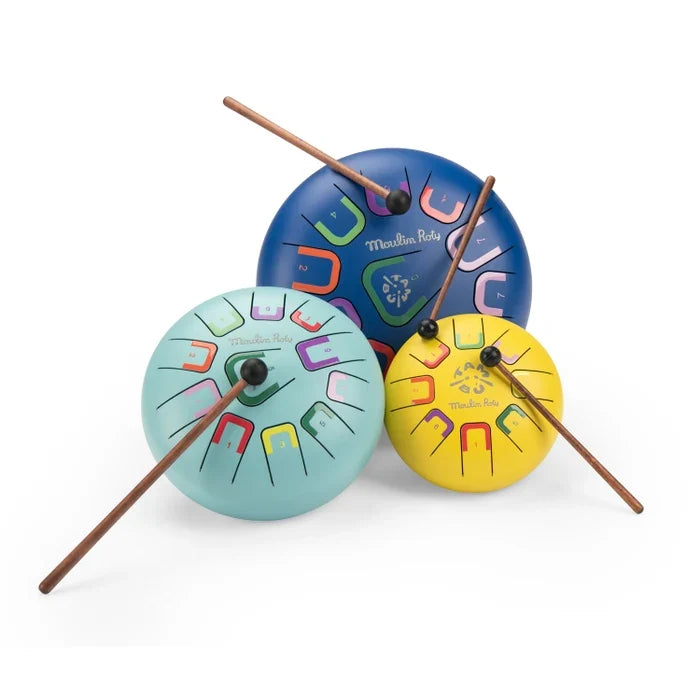 Small, Medium and Large Tongue drum