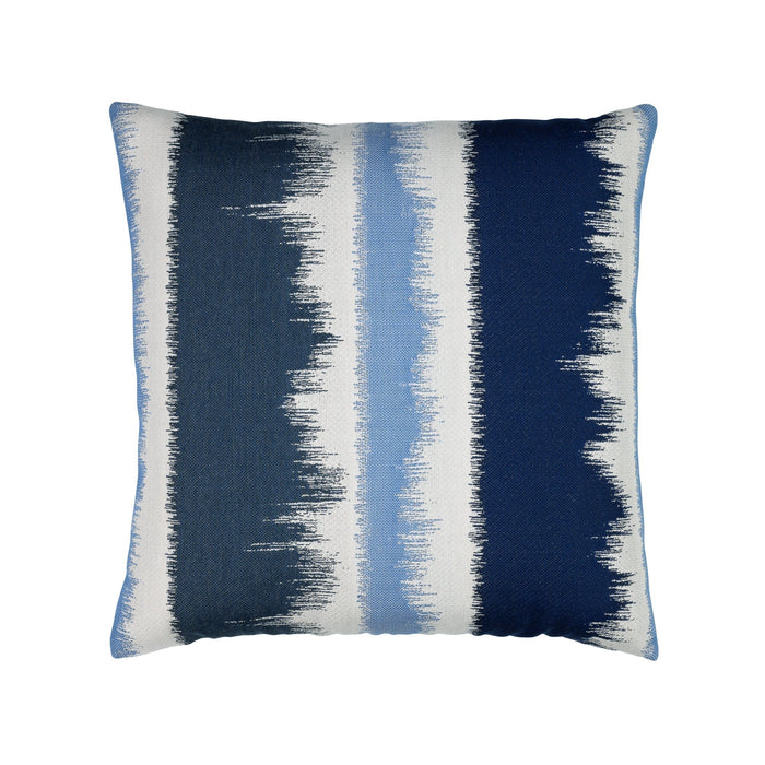 Blue ombre outdoor pillow square size for nautical indoor and outdoor decor