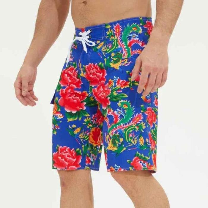 Plus size Ocean Drift beach shorts by Stylish 3Sixty5, featuring a relaxed fit and ocean-inspired design for summer wear.