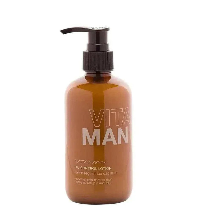 VITAMAN Australia Oil Control Lotion for hair, 250ml bottle, designed to reduce oil and control shine.