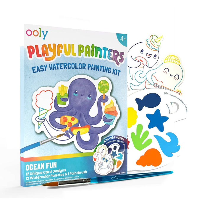 Ooly Playful Painters: Watercolor- Ocean Pals: NEW ARRIVAL