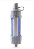 Mead's Supply & Equipment Outfitters outdoor water purification straw for emergency use, compact and portable for outdoor activities.