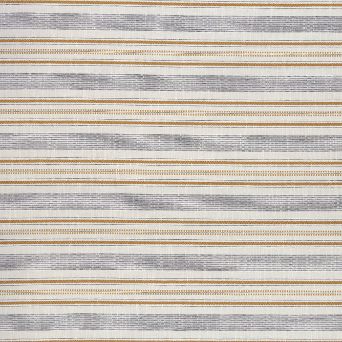 Elegant gold and ivory stripe outdoor-safe woven fabric-full fabric repeat image