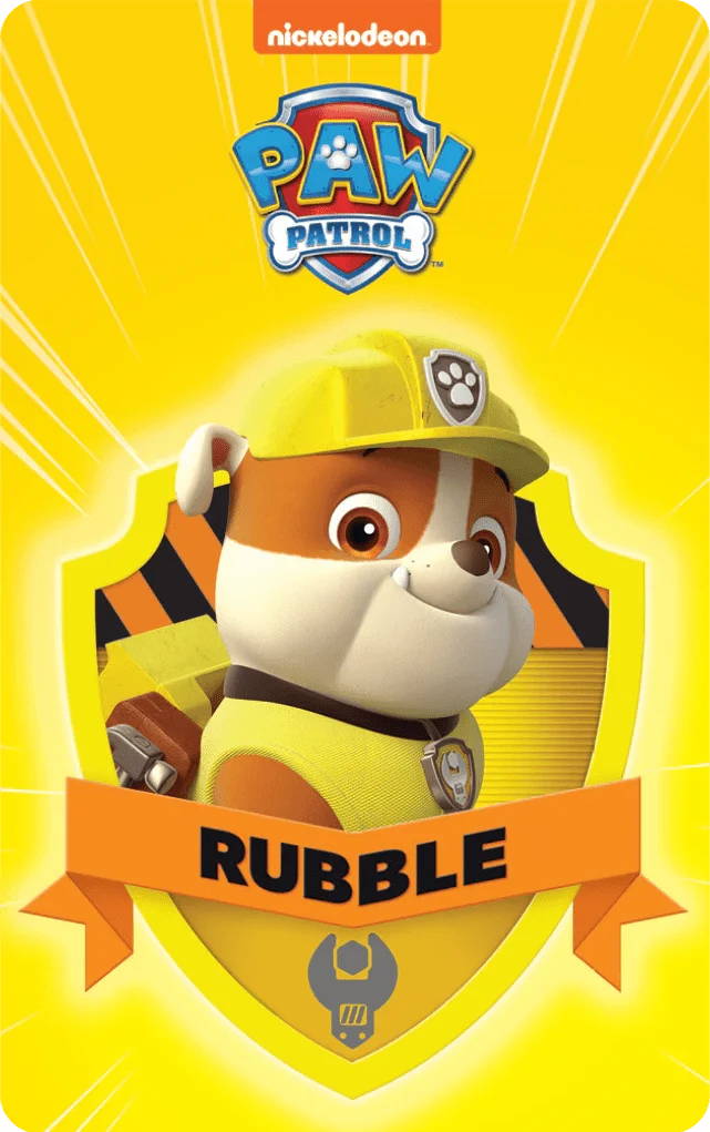 Paw Patrol Pup Pack (6 Cards) Audio Card - Little Whispers