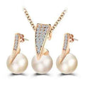 Elegant Pearl Luxe Duo Set jewelry by Stylish 3Sixty5 featuring pearl necklaces and earrings for a fashionable, sophisticated look.