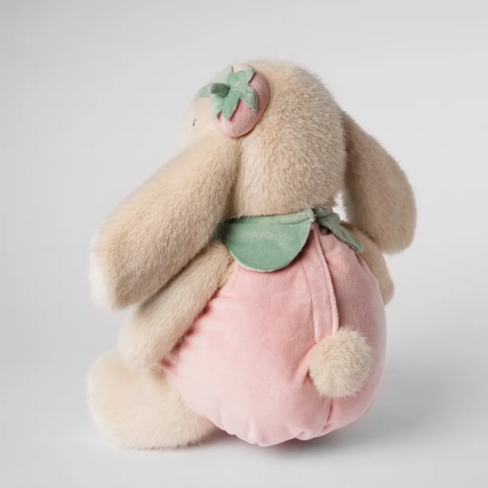 PlushyFriends Fruit Series Strawberry Bunny Plush Toy – 30cm