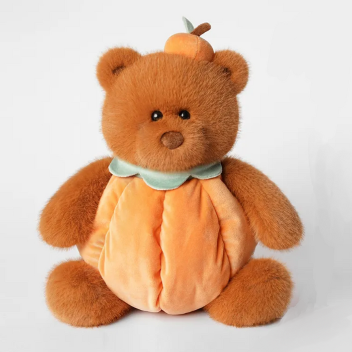 PlushyFriends Fruit Series Tangerine Bear Plush Toy – 30cm