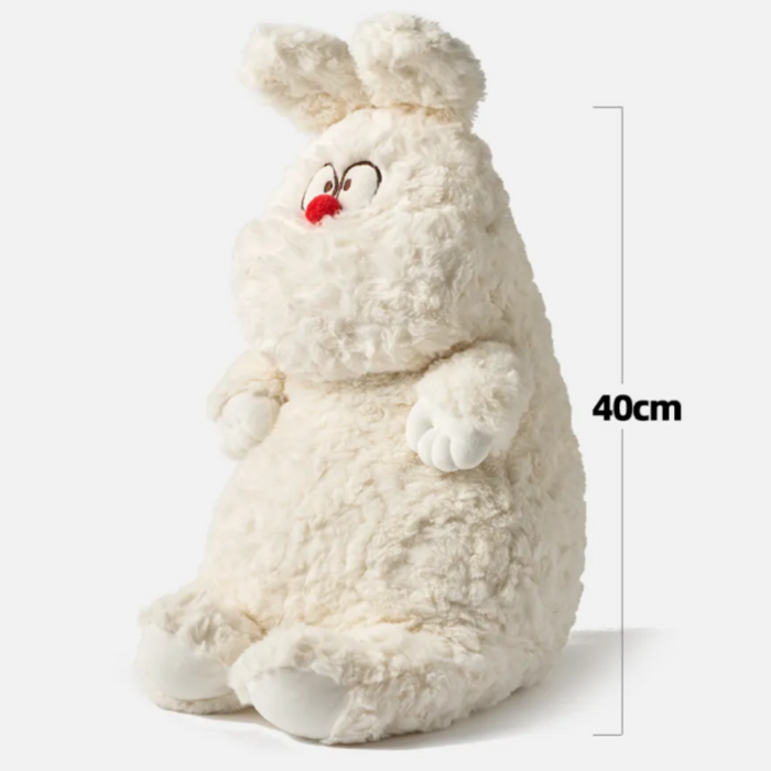 PlushyFriends Funny Big White Rabbit -40CM