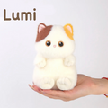 PlushyFriends Kawaii Cat Key Chain - Lumi, Midnight, Coco 15CM