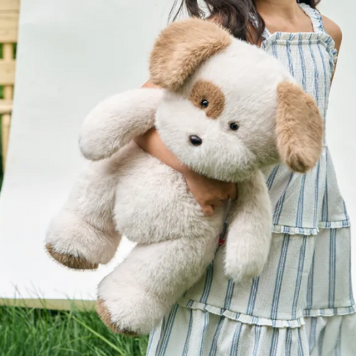 PlushyFriends Little Spotted Puppy Plush Toy – 40cm
