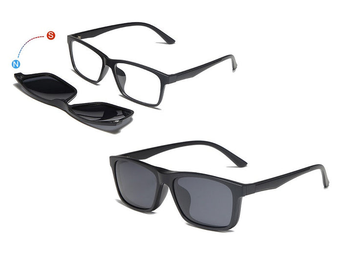 Dealonlinenz polarized sunglasses with change color lens set, showing lenses in different shades for versatile sun protection.