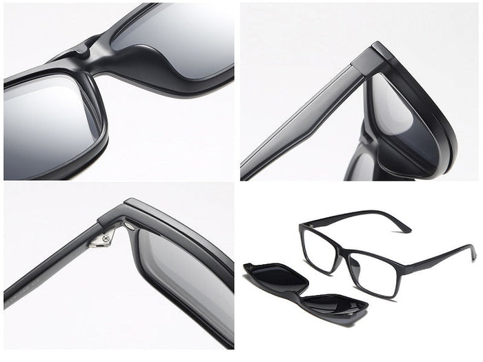 Dealonline.nz polarized sunglasses with changeable color lenses, outdoor eyewear featuring stylish frame and versatile lens options.