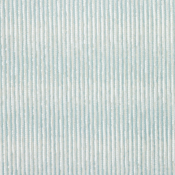 Detail image of Striped blue and white outdoor safe performance fabric