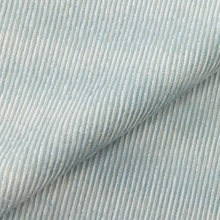 Close shot texture image of Striped blue and white outdoor safe performance fabric