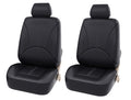Dealonlinenz PU leather car seat cover protector set for 2 front seats, durable and stylish car interior accessory