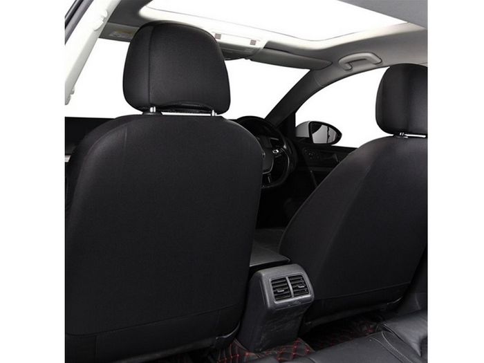 Dealonline.co.nz PU leather car seat cover protector set for 2 front seats, durable and stylish automotive interior accessory