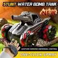 RC Car 4WD water tank stunt vehicle with wireless gesture control, spray water bombs, and 2.4G remote from dealonline.co.nz