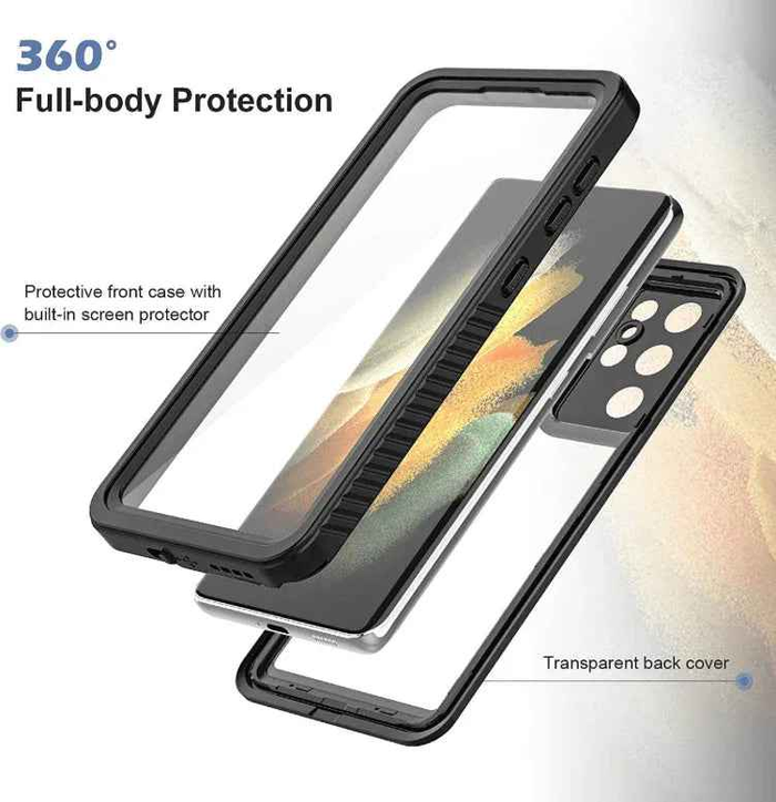Techplus Redpepper Samsung S24 Plus waterproof and shockproof mobile phone case, durable protective cover for Samsung smartphone.