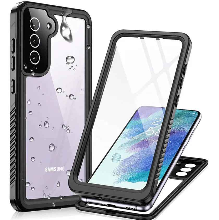 Techplus Redpepper Samsung S24 Plus waterproof and shockproof mobile phone case, protective cover with durable design.