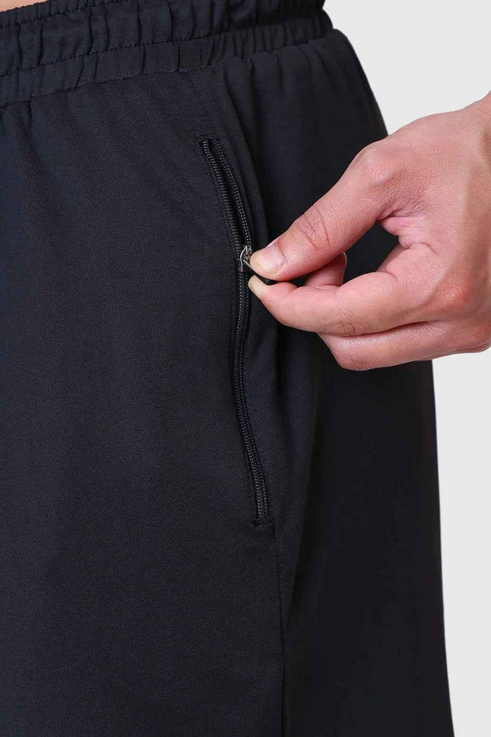 Black Rush Shorts by Fuaark Nz, casual men's shorts with a comfortable fit and stylish design.