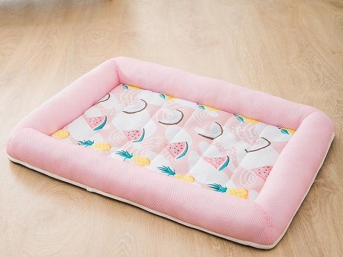 Breathable cooling pet bed for dogs and cats, soft and comfortable, ideal for summer use, by dealonline.co.nz
