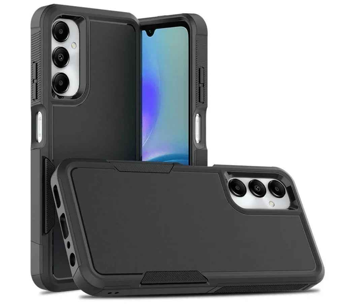Samsung Galaxy A05s dual-layer Armor hard case by TechPlus, rugged mobile phone cover with reinforced protection.