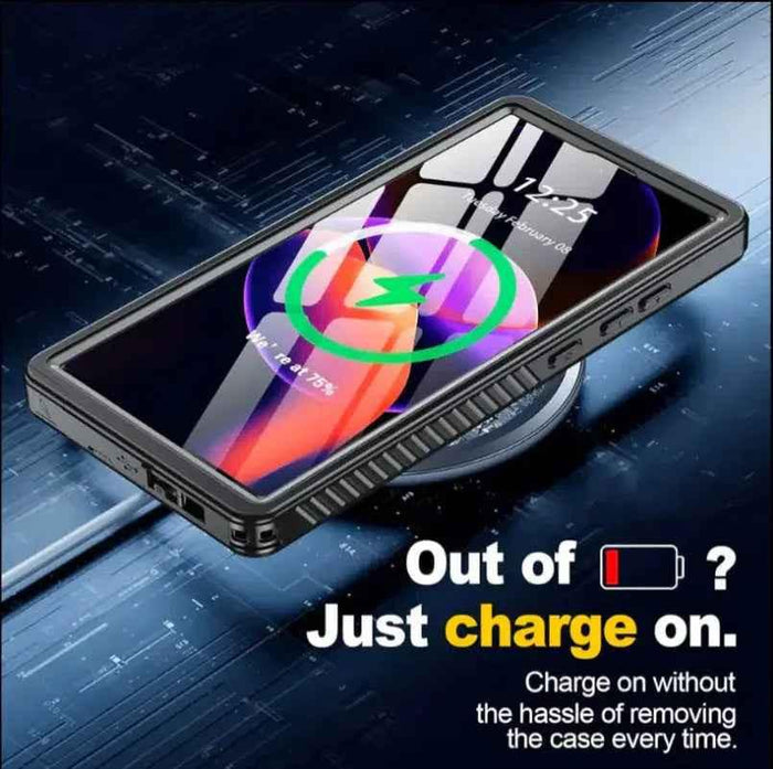 Techplus waterproof case cover for Samsung Galaxy S23 FE, providing durable protection for mobile phones.
