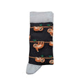 Barekind NZ bamboo socks featuring a Slow Loris design, perfect for comfortable, eco-friendly adult sock wear.