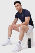 Slate navy T-shirt by Fuaark Nz, stylish and comfortable wardrobe essential, shown on a plain background.