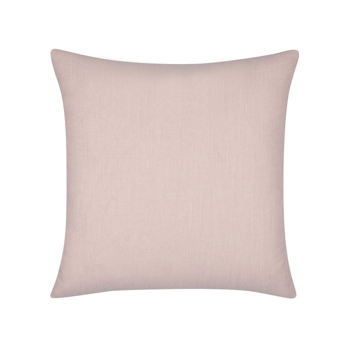 Blush solid pillow square size for chic indoor and outdoor decor
