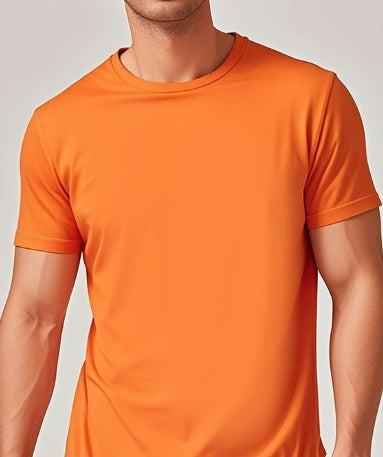 Army green Mead's Supply & Equipment Outfitters short-sleeve crewneck T-shirt, solid casual style, soft fabric, comfortable fit.