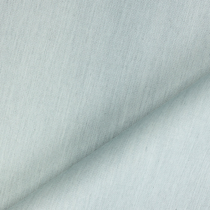 Close shot texture image of Soft glacier blue outdoor safe woven fabric with solid color