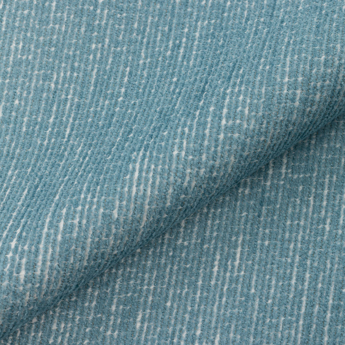 Close shot texture image of Solid ocean blue luxury outdoor safe woven fabric