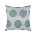 Blue medallion pillow square size for stylish indoor and outdoor decor