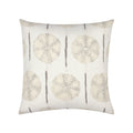 Ivory medallion pillow sqsuare size for timeless indoor and outdoor decor