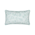 Blue mini flecked pillow lumbar size for elegant indoor and outdoor decor