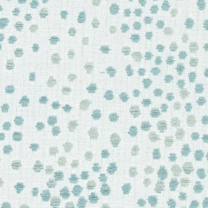 Detail image of Blue mini flecked pillow lumbar size for elegant indoor and outdoor decor