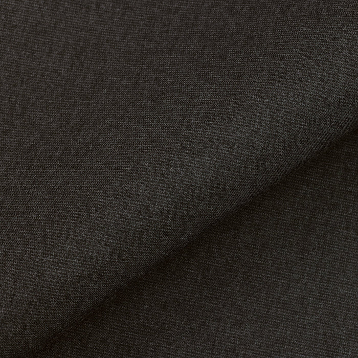 Close shot texture image of Solid carbon black outdoor-safe woven fabric