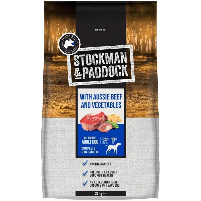 STOCKMAN & PADDOCK ADULT BEEF & VEGETABLE 20KG