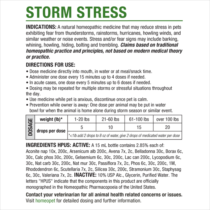STORM STRESS