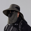 Wide brim sun hat by dealonline.co.nz, outdoor fishing and hiking cap with UV protection and wide brim for sun shielding.
