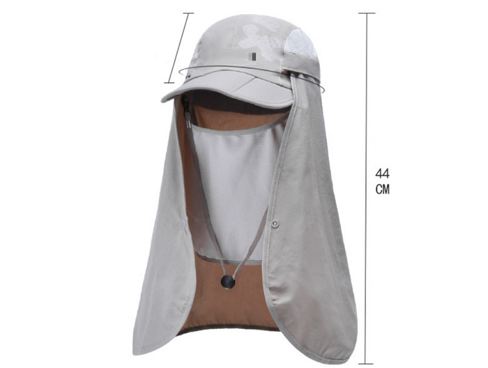 Wide brim dealonlinenz sun hat with UV protection, perfect for outdoor fishing and hiking activities